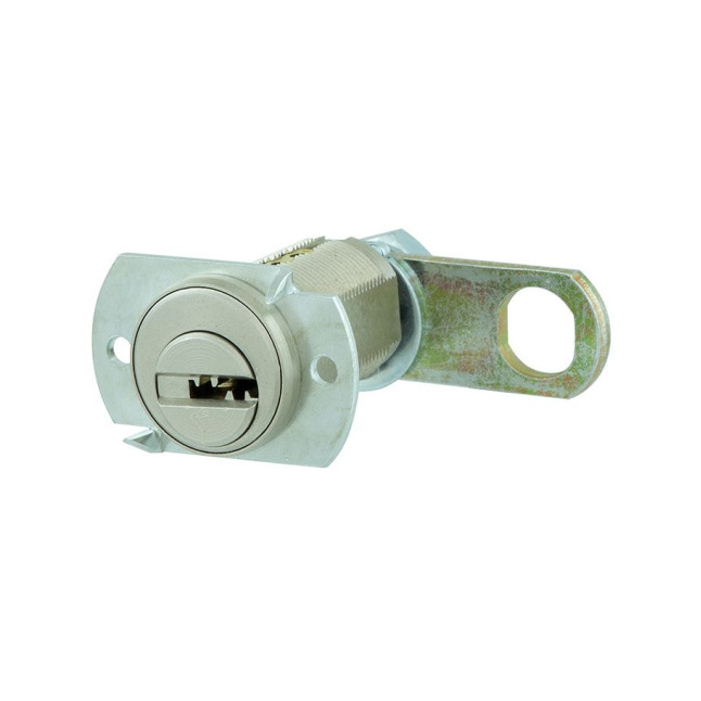Замок для обладнання MUL-T-LOCK CAM19 3/4"(19мм) 1-1/8" (33,2мм) R_кріплення гайкою NST CLASSIC O/K 015 UNIV PB